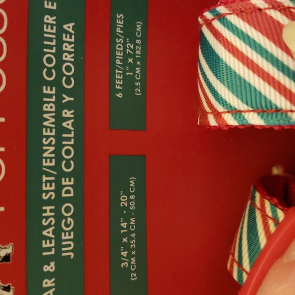 Dog collar and leash set - Medium - Picture 4 of 4